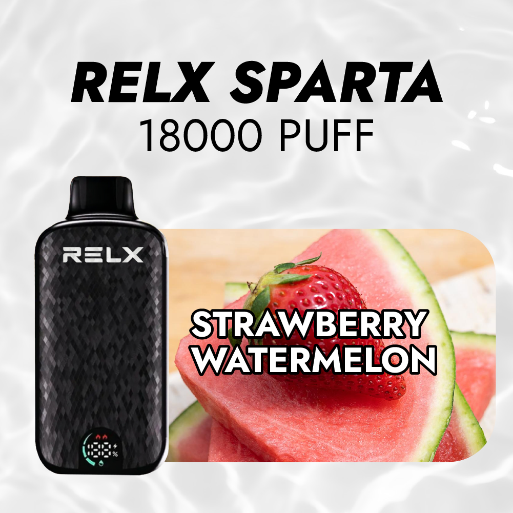 new Relx Sparta 18000 Puffs 20 Flavors
