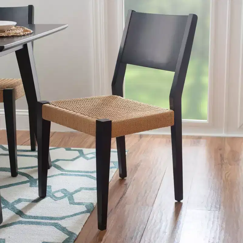 Powell Set of 2 Clara Side Chairs Black
