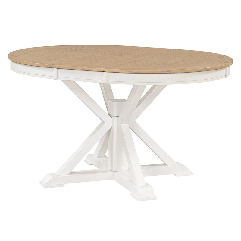 Retro Functional Extendable Dining Table with a 12