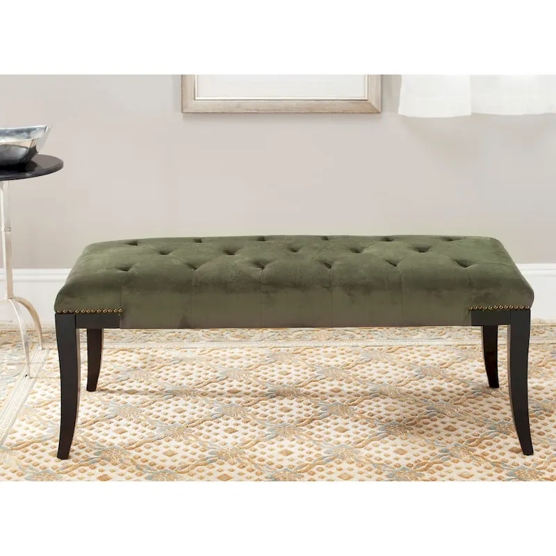 Tufted Nailhead Bench 48
