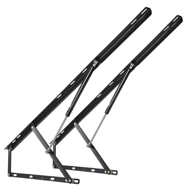 VEVOR Bed Lift, 59x71 in Compatible Bed Size 154 lbs Load Bearing, DIY Wall Bed Mechanical Hardware Kit, Pneumatic Lever Heavy Duty Bed Support,Black