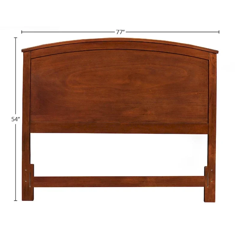 Mahogany Finish Wood Headboard