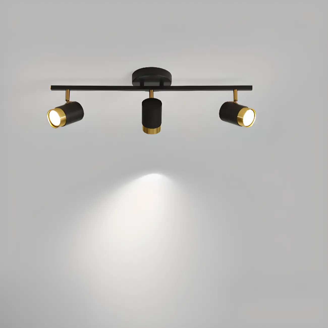 4-Light Modern Dimmable LED Track Lighting with Adjustable Head