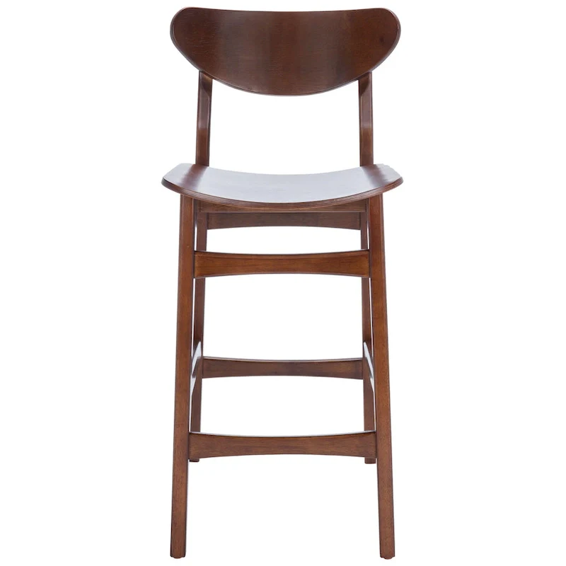 Counter Stool - Mid-Century Design (Walnut/Natural/Black/White)