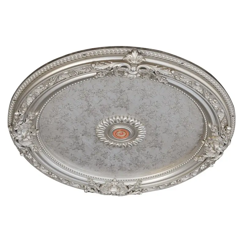 Blanco Round Chandelier Ceiling Medallion 36in