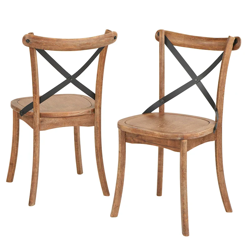 Simple Living Constance X-Back Dining Chairs (Set of 2)