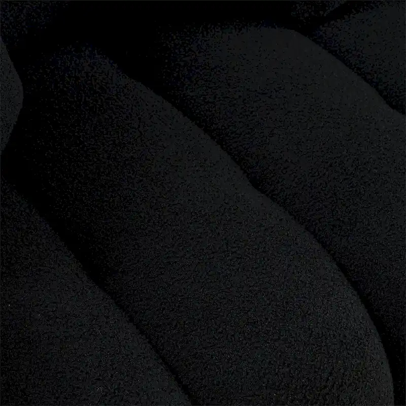 Upholstered Teddy Fabric Sofa with 3 Pillows and Solid Wood Frame