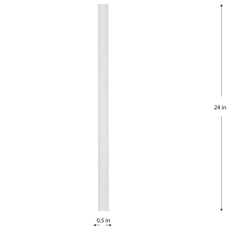 Stem Extension Kit In A White Plaster Finish - White Plaster - 0.5 in x 0.5 in x 24 in