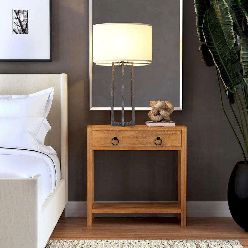 Lark 30 Wood 1-Drawer Nightstand