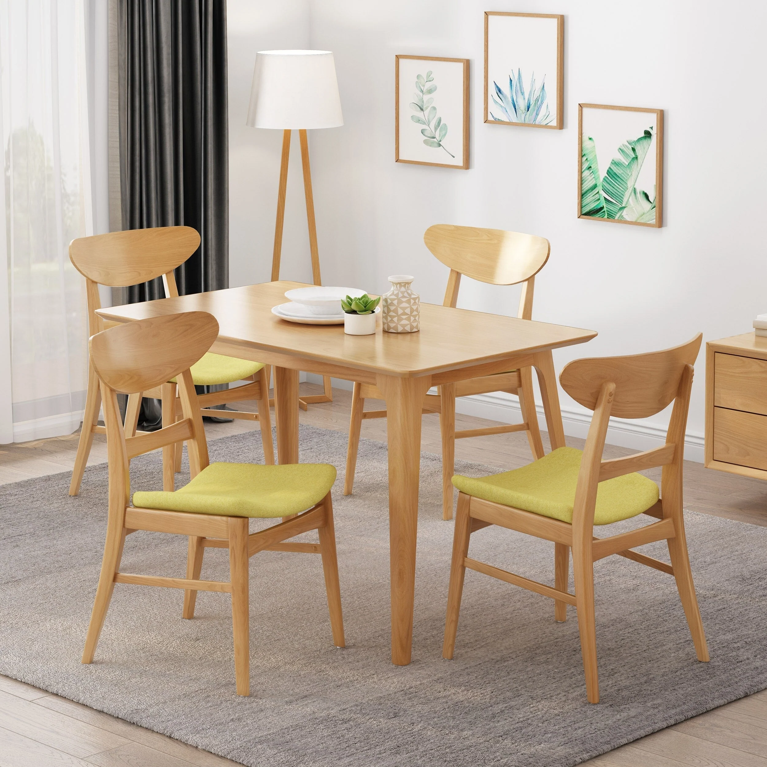 Idalia Mid-century Modern Dining Chairs (Set of 4) by Christopher Knight Home