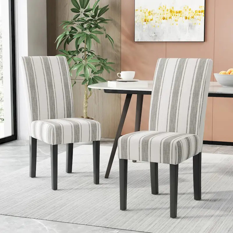 Christopher Knight Home Pollards Upholstered Dining Chairs (Set of 2) - N/A