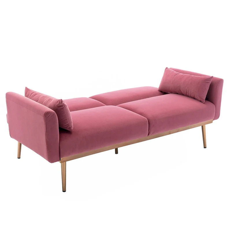 Biscuit Back Convertible Sofa with Mattress