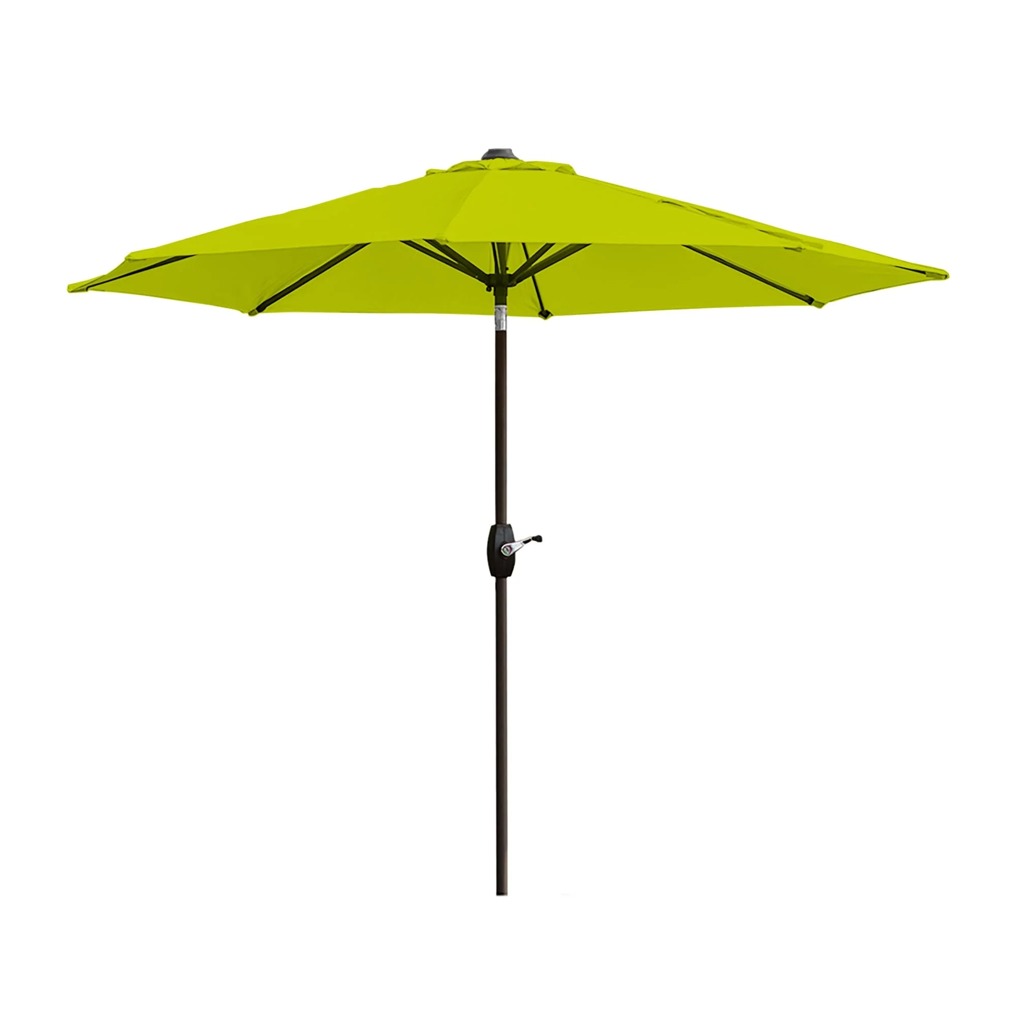 Lopes 9-foot Patio Umbrella with Bronze Finish Base Weight Stand Included