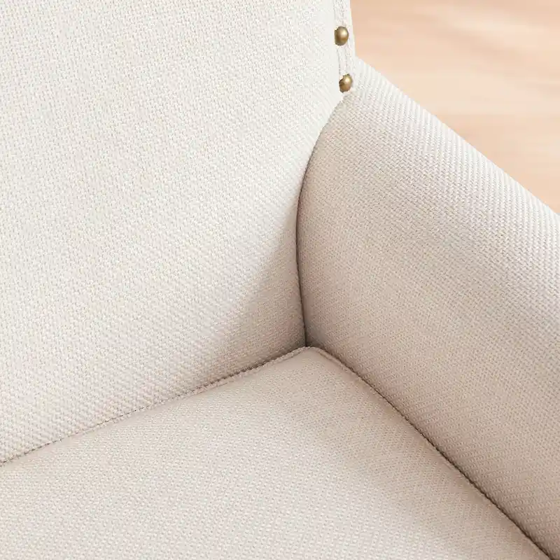 HUIMO Fabric Arm Chair and Loveseat Set