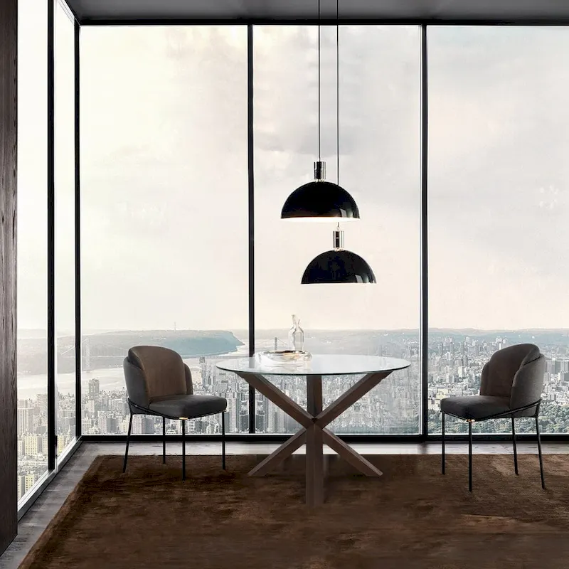 Poly and Bark Kennedy 37.4 inch Round Dining Table