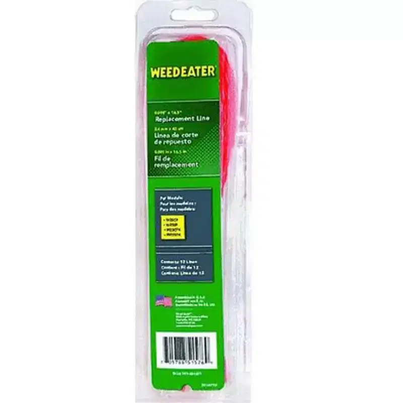 Weed Eater W25CFK Trimmer Genuine Pre-Cut 0.095 x 16.5 String Trimmer Line, 12 Pack - 581681001
