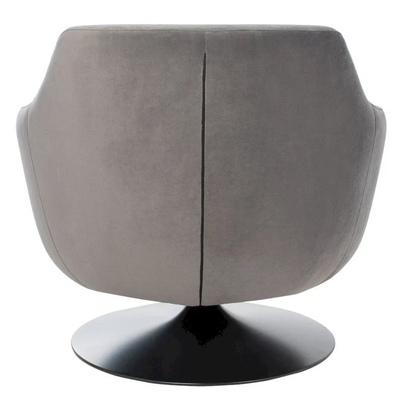 SAFAVIEH Couture Citine Velvet Swivel Accent Chair - 31.1 W x 32.3 L x 29.5 H - 31.1 W x 32.3 L x 29.5 H