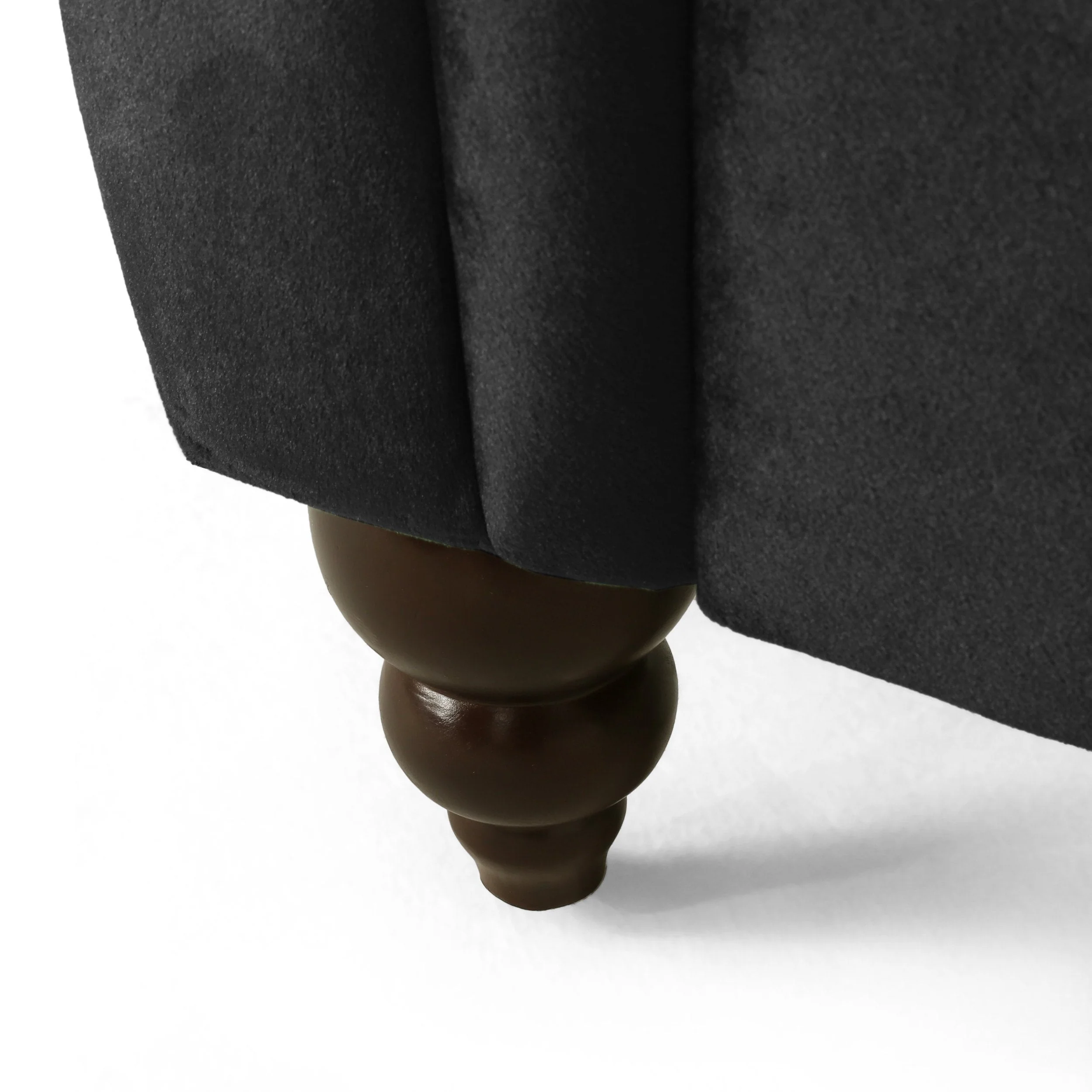 Modern Glam Tufted Velvet Tete-a-Tete Chaise Lounge with Accent Pillows - NH838413