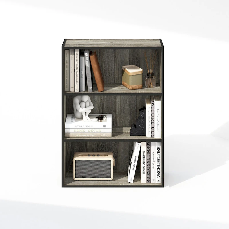 Furinno Simple Open Shelf, Bookcases, 3-Tier