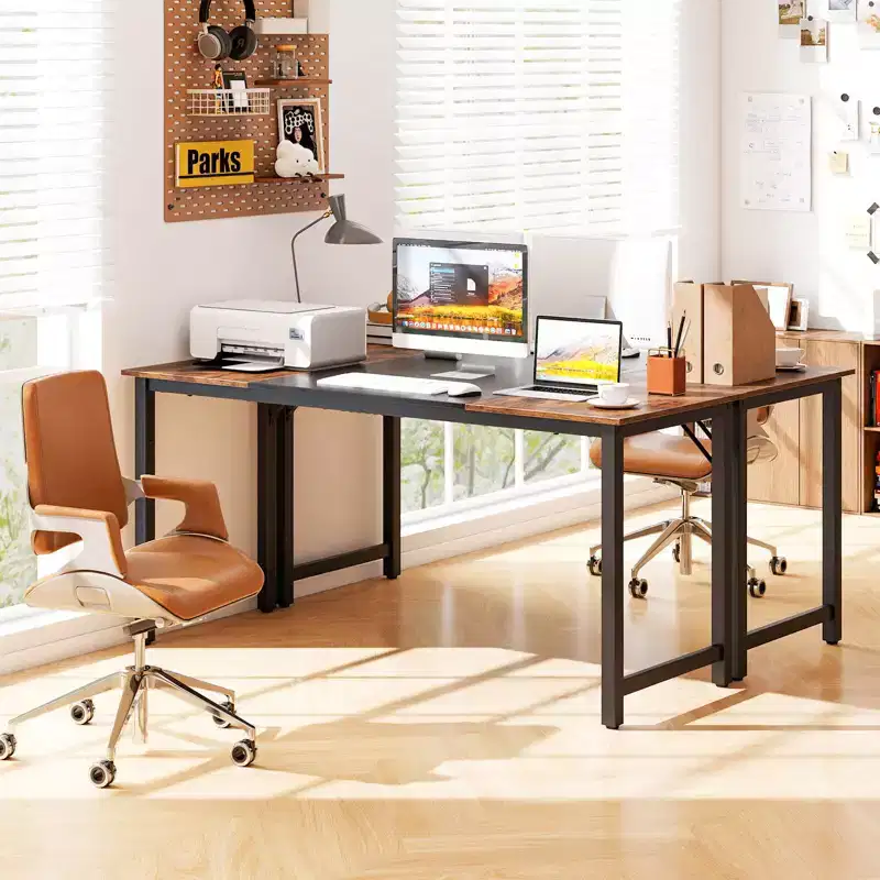 Costway Set of 2/4/6 63 Large Computer Desk Writing Workstation Conference Table Home Office