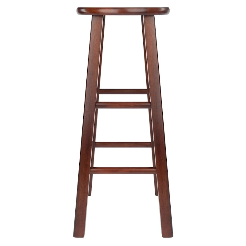 Bar Stools, 2-Pc Set, Walnut