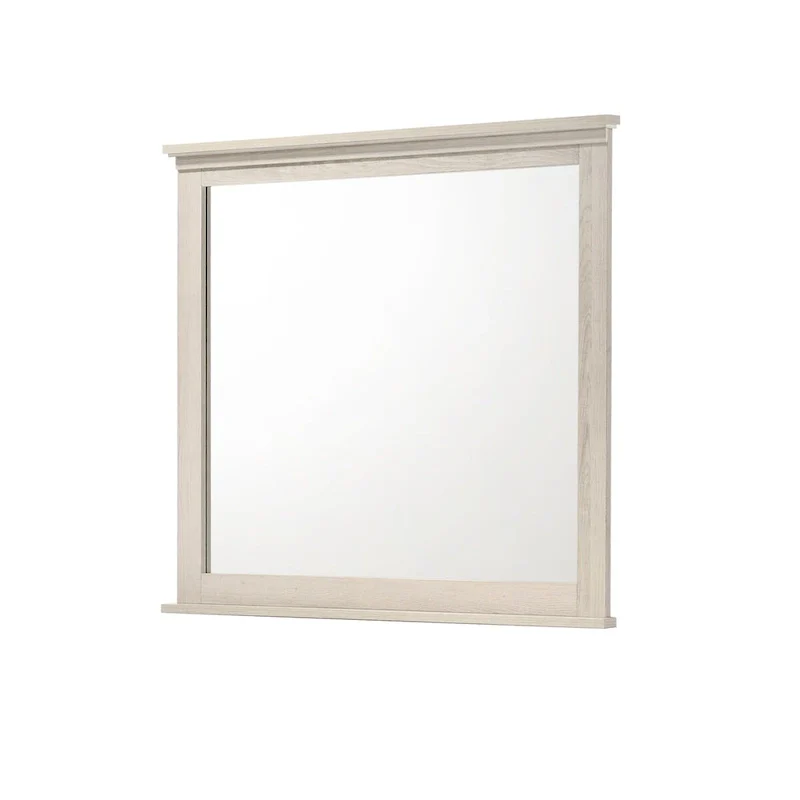 Edyth 4 Piece White LED Panel Bedroom Set