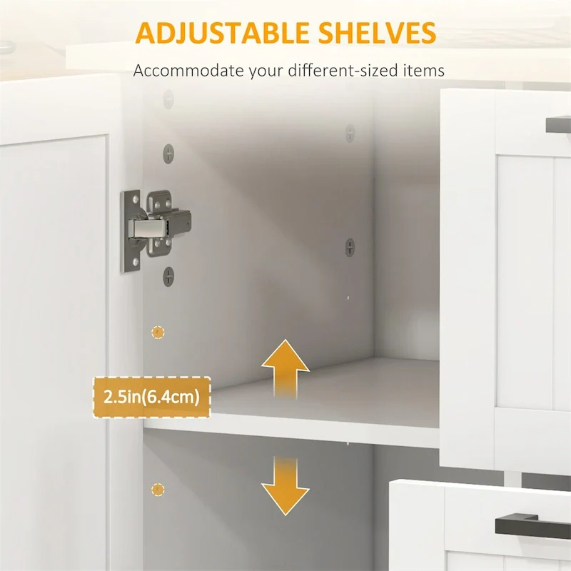 Kitchen Island with Drop Leaf,Rolling Kitchen Cart on Wheels w/Drawers