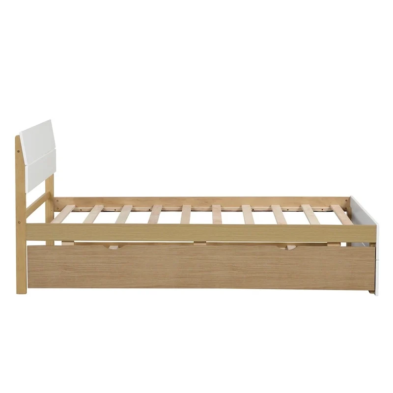 Modern Twin Bed Frame With Trundle