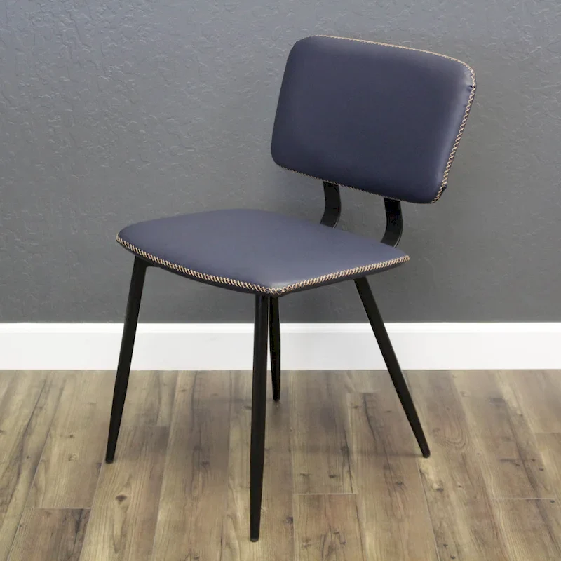 Multi-Color Faux Leather Dining Chair, Single Seat