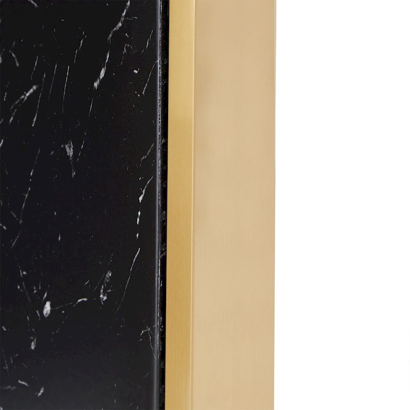 Saki 43 Wide Faux Marble Round Dining Table Set by iNSPIRE Q Modern