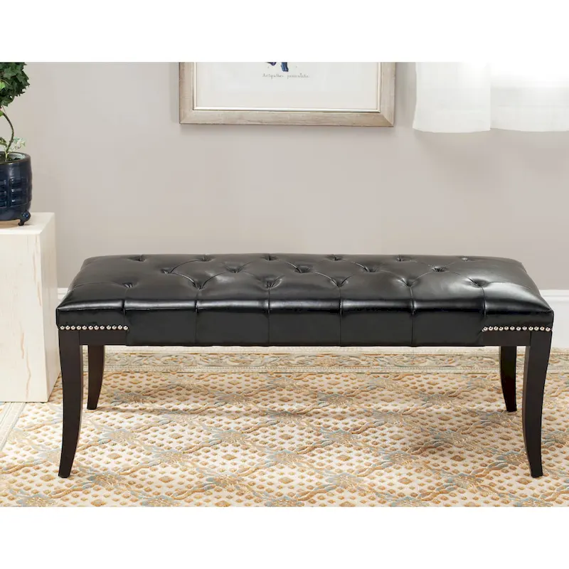Tufted Nailhead Bench 48