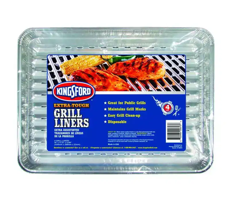 Kingsford Aluminum Grill Liner 16 in. L X 11.75 in. W