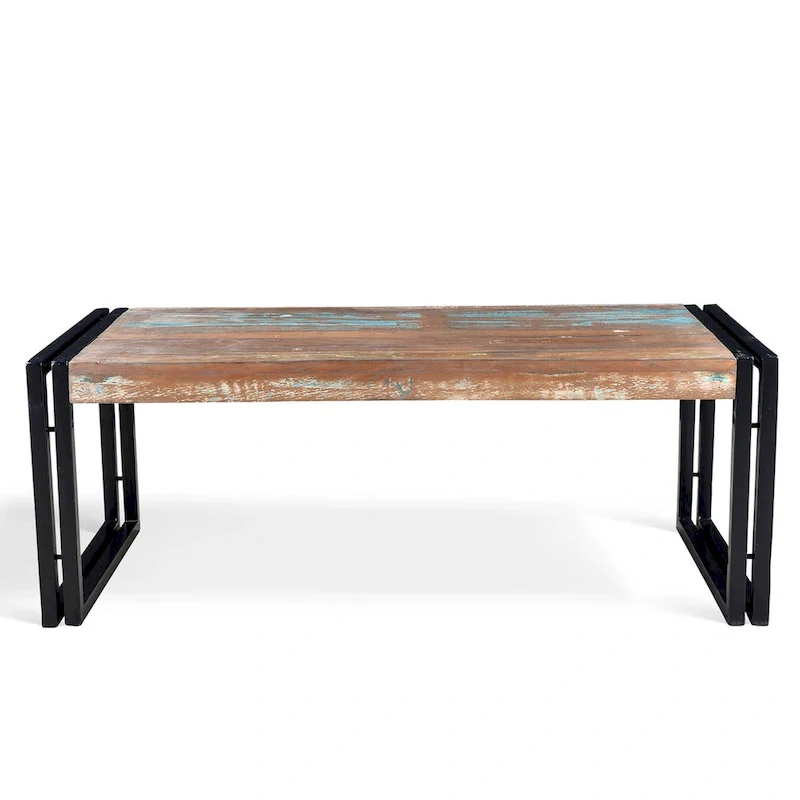 Handmade Timbergirl Old Reclaimed Wood Coffee Table (India)