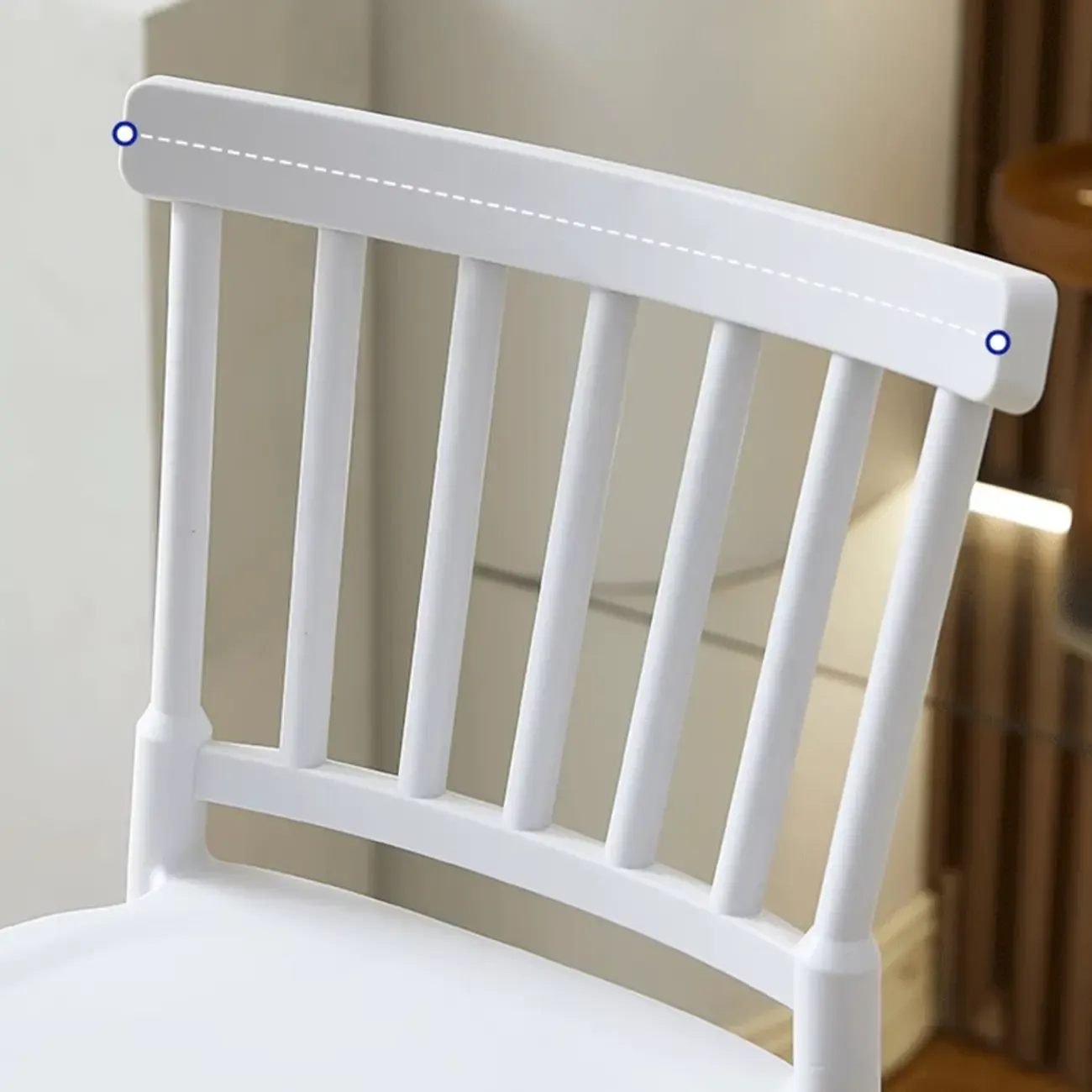 Modern Acrylic Square Counter Height Stools with Back