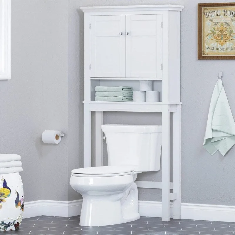 Over The Toilet Storage Cabinet - 7.87D x 27.36W x 65H