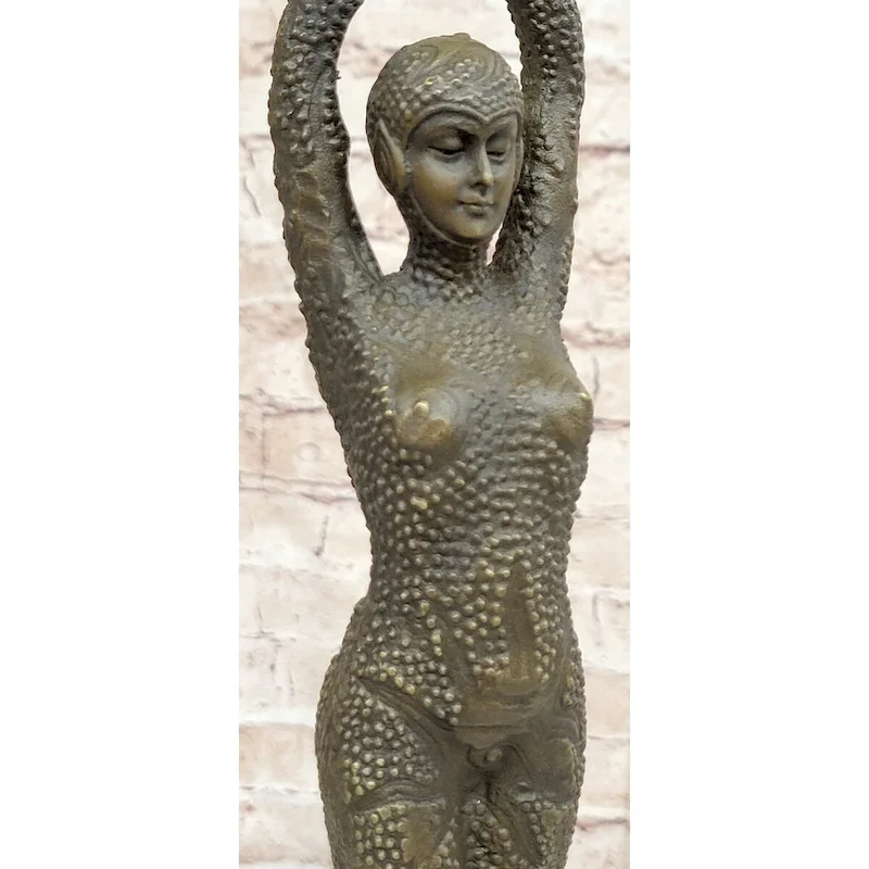 Signed Bronze Art Nouveau Deco Chiparus Statue Figurine Sculpture Art Figure