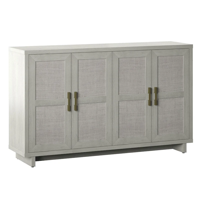 Coastal Sideboard with Linen Inspired Accents
