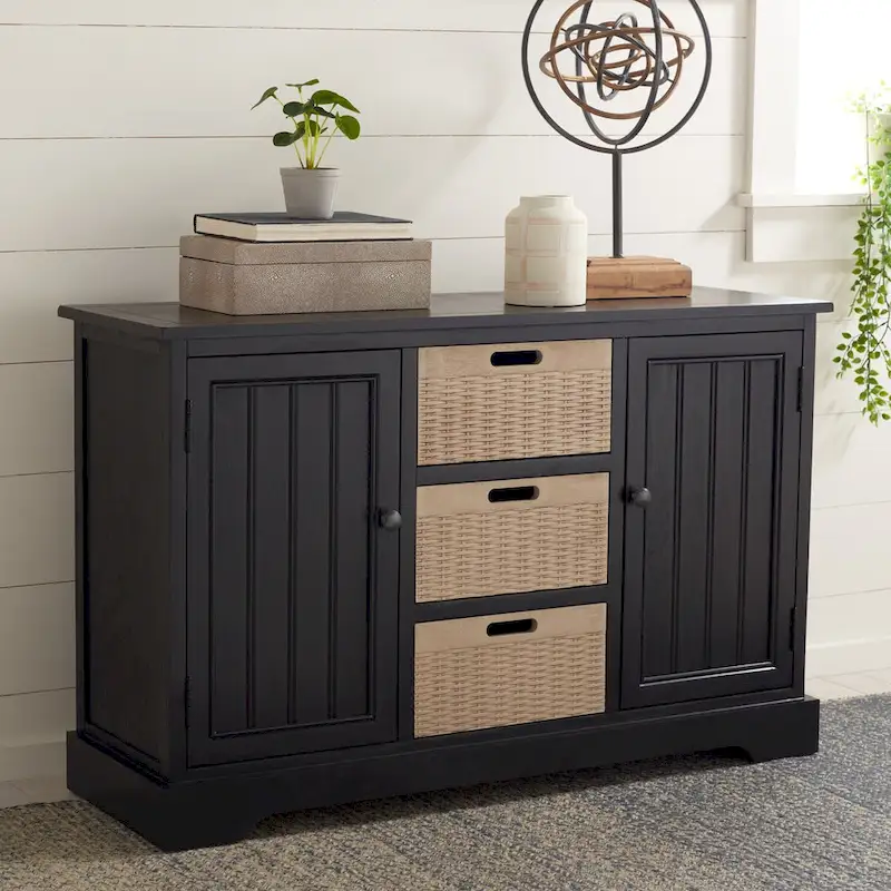 2-Drawer And 3 Removable Baskets Console - 39.8 W x 12.5 L x 29.5 H