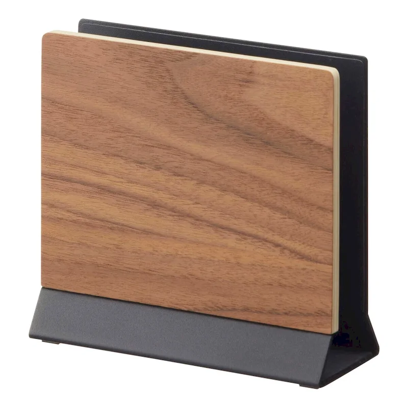 Yamazaki Home Slim Laptop Stand, Steel and Wood - L 2.44 x W 6.3 x H 5.91 inches