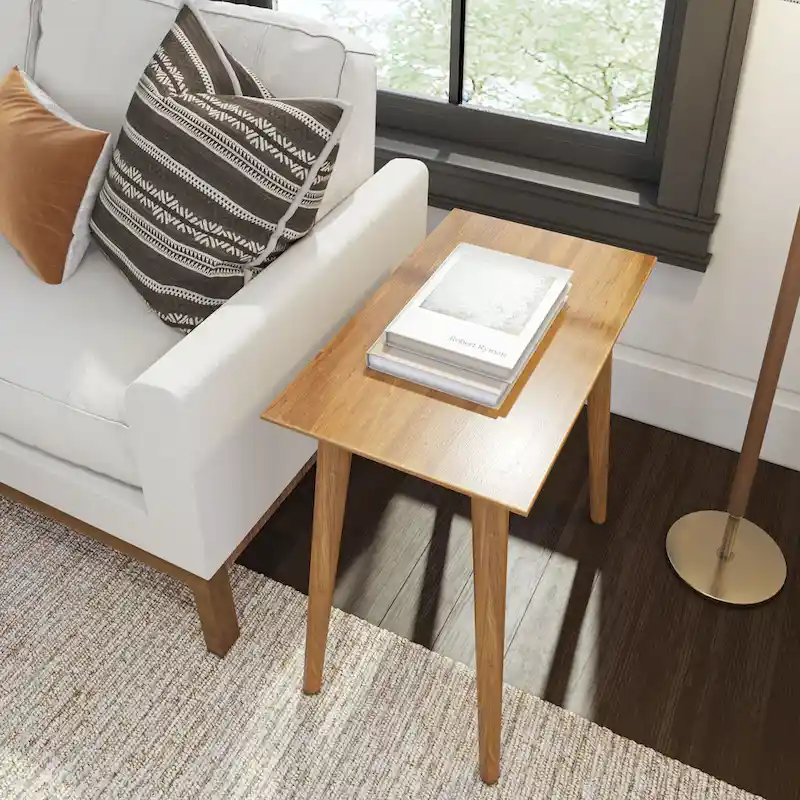 Plank and Beam Mid-Century Rectangular Side Table - 24