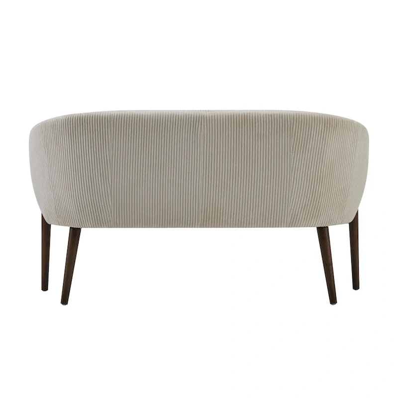Galena Mid-century Modern Glam Loveseat by Christopher Knight Home