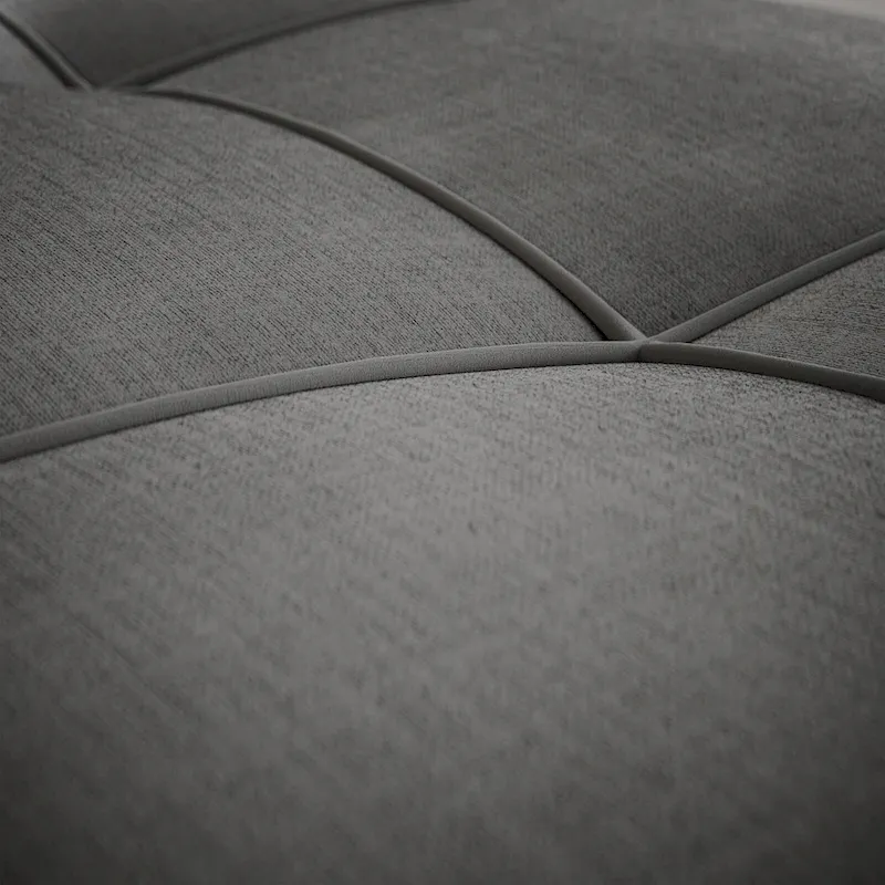 Grey Convertible Sleeper Loveseat with Pull-Out Bed