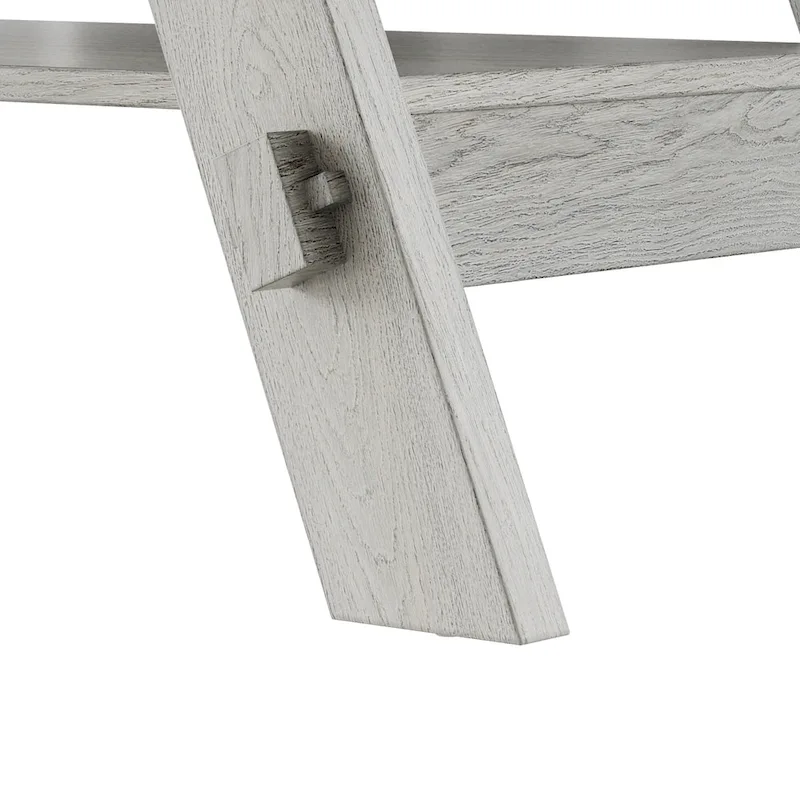 Solid Wood Rectangular Extendable Dining Table with Bench