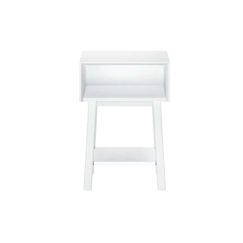 Plank and Beam Mid-Century Modern Cubby Nightstand