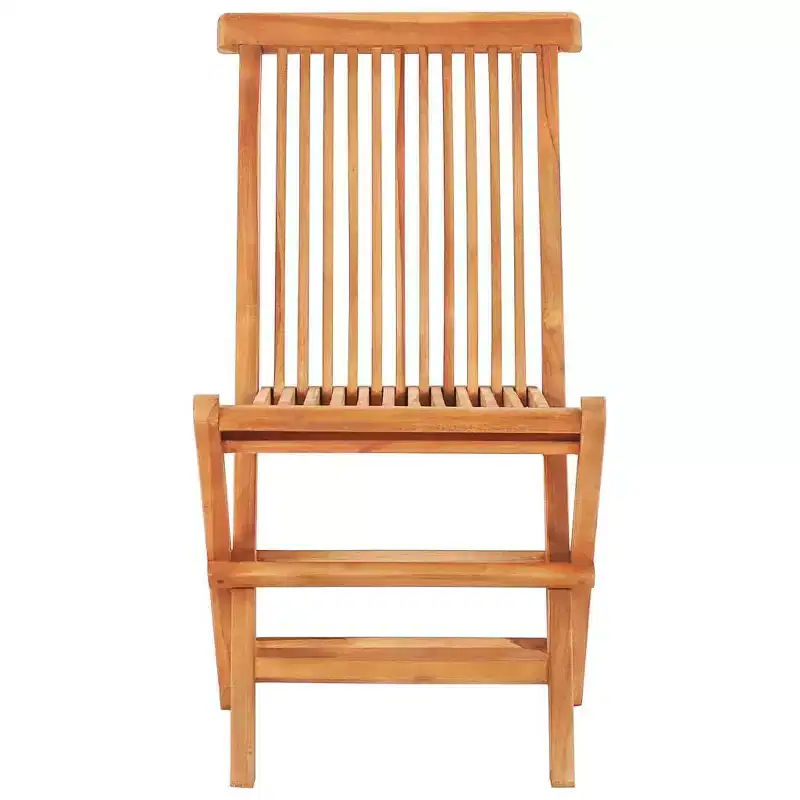 vidaXL 3 Piece Folding Bistro Set Solid Teak Wood
