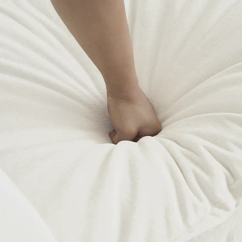 5-Piece Modular Chenille Upholstered L-Shaped Sectional Sofa with Ottoman