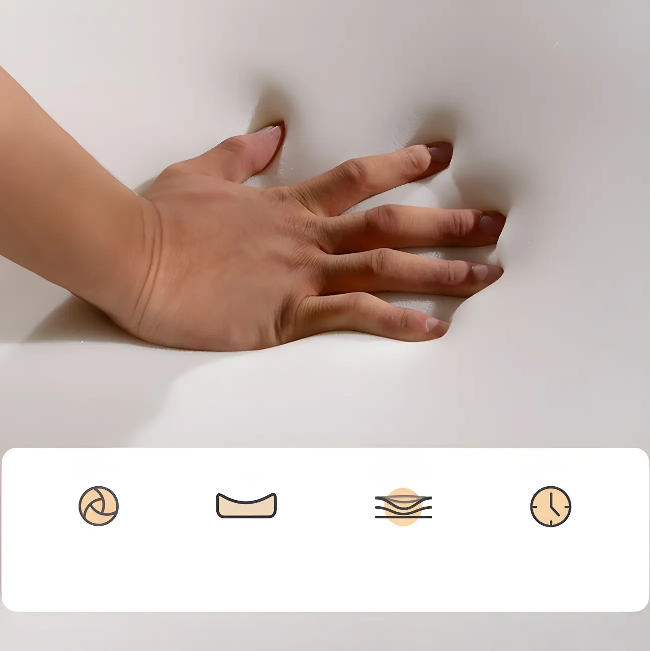 Modern Leather Upholstered Swivel Office Chair