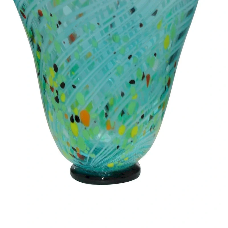 Malibu Hand Blown Art Glass Vase