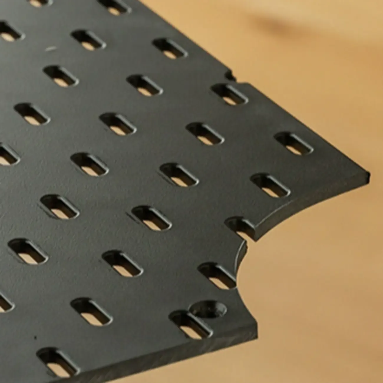 Adjustable Solid Wood Brown Display Cabinet with Light