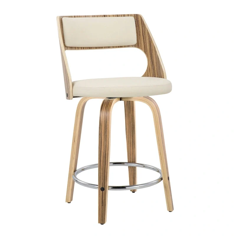 Carson Carrington Alingsas Mid-century Modern Counter Stool (Set of 2)